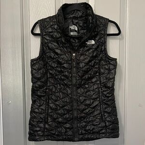The North Face Black Quilted Outdoor Vest